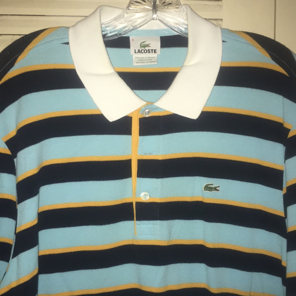 Men’s Lacoste Stripped Polo
